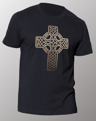Celtic cross gold - cross, foil