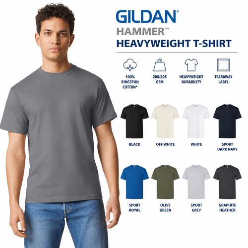 Gildan hammer adult shirt - gildan, hammer®