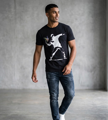 100 cotton graphic shirt - cotton,