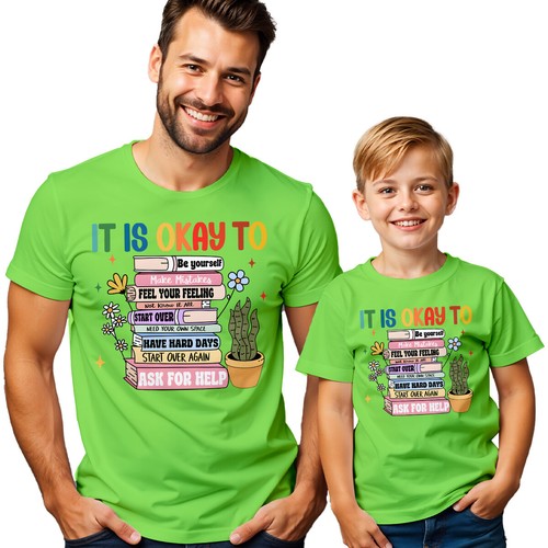 Mens kids stacked books mental - kids,