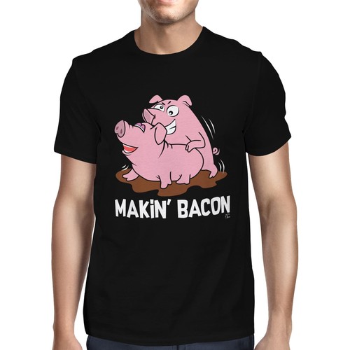 1tee mens makin bacon - makin,