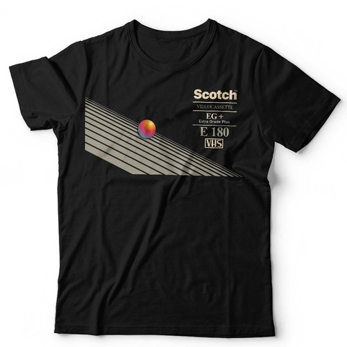 Vhs shirt scotch - vhs, video