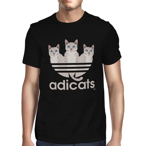 1tee mens adicats spoof - spoof, cats
