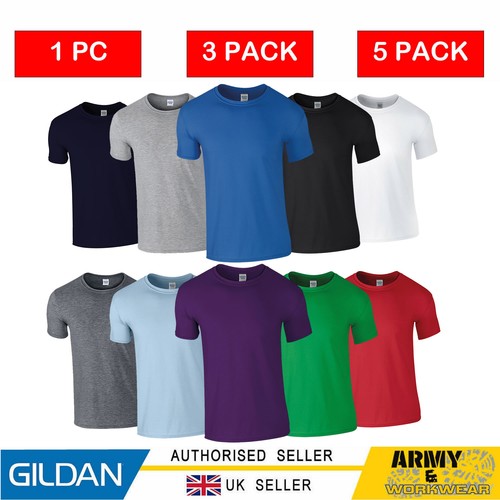 Gildan mens plain - mens, softyle