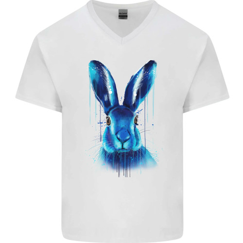 Rabbit watercolour mens - rabbit,