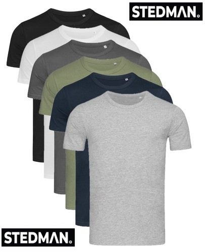 Stedman mens plain cotton tee - mens,