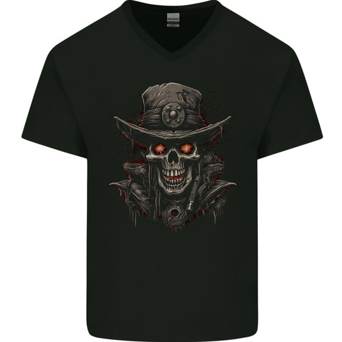 Heavy metal skull - a, cowboy