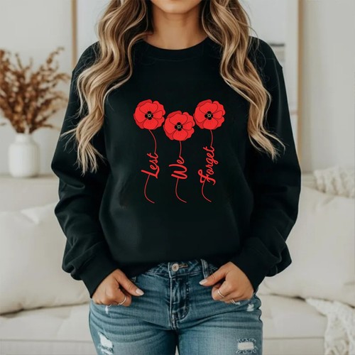Lest forget poppy jumper - we,