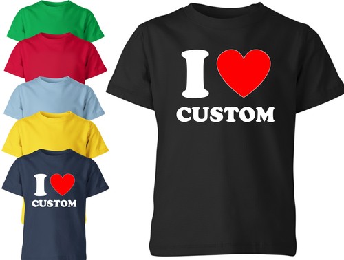 Personalised love shirt i - love, t-shirt