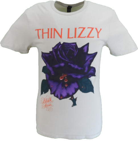 Mens thin lizzy black rose - lizzy,