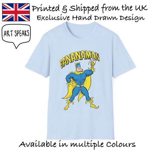 Bananaman retro shirt mens - retro, t-shirt