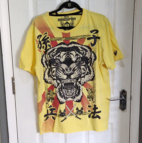 Ringspun men yellow - men’s, tiger